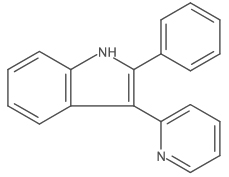 1H-Indole, 2-phenyl-3-(2-pyridinyl)-£»2-Phenyl-3-(pyridin-2-yl)-1H-indole