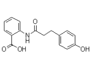 Hydroxyphenyl propamidobenzoic acid