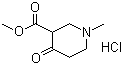 N-methyl-3-carbomethoxy-4-piperidone hydrochloride