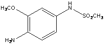 2-甲氧基-4-甲磺酰胺基苯胺